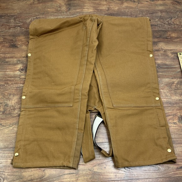 Carhartt Duck Bib Overall Quilt Lined Double Knee Mens 44 X 30 Hunting Outdoor - Picture 3 of 7